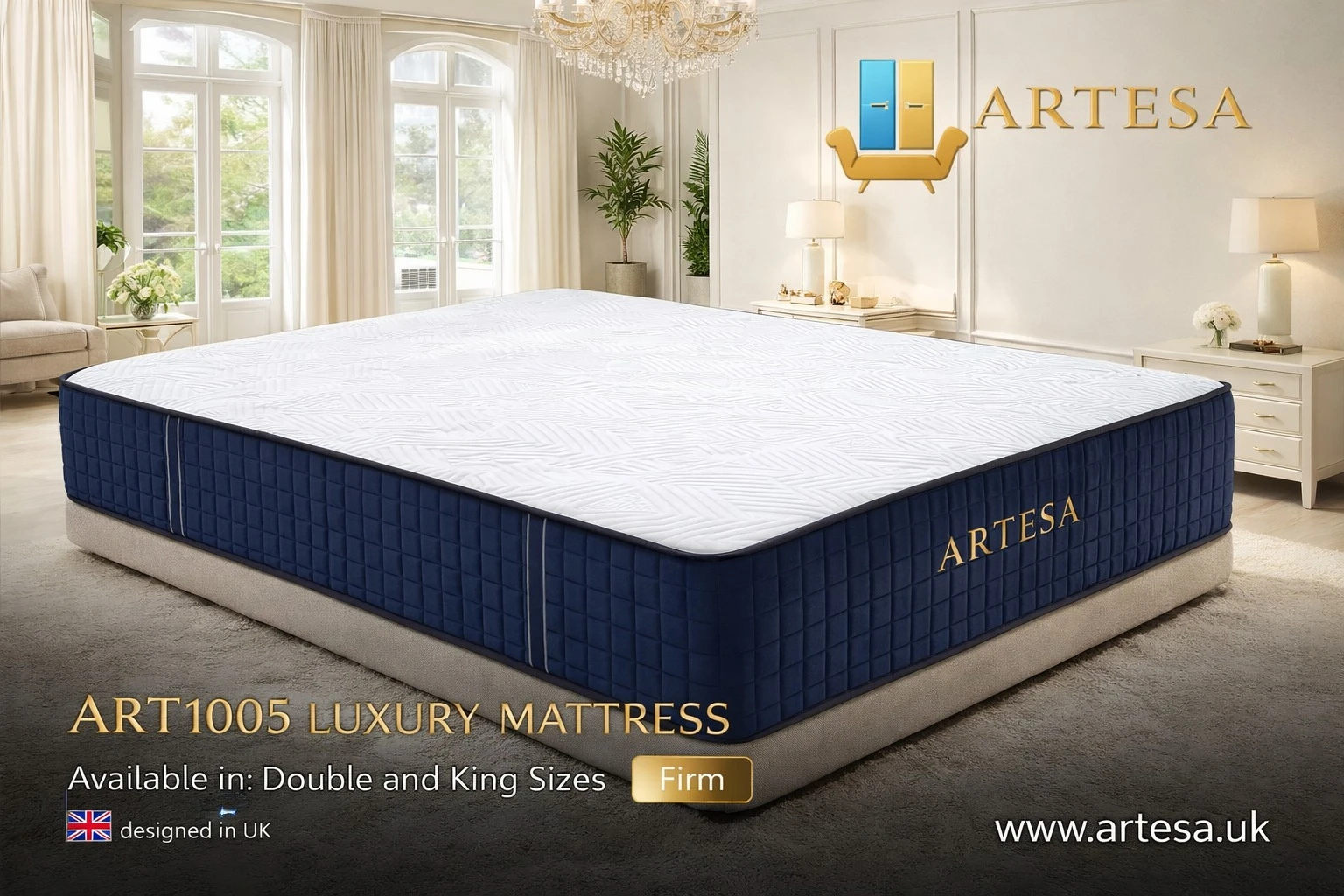 Artesa Royal Double Mattress – Tight Top Firm Support